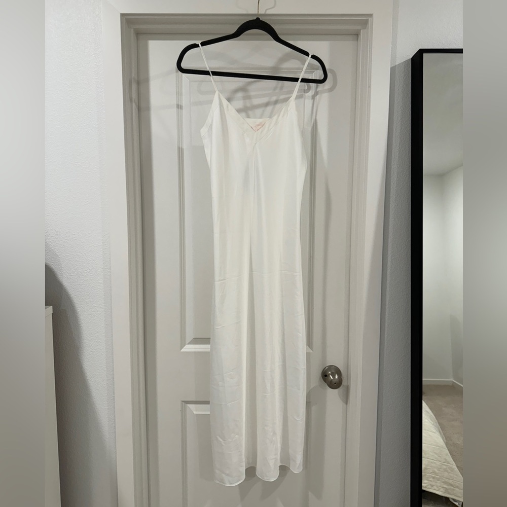 Le Rose Valentine Satin Maxi Slip
